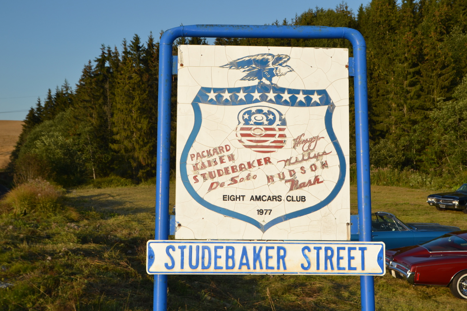 Høst-tur til Eight Amcars på Knatten